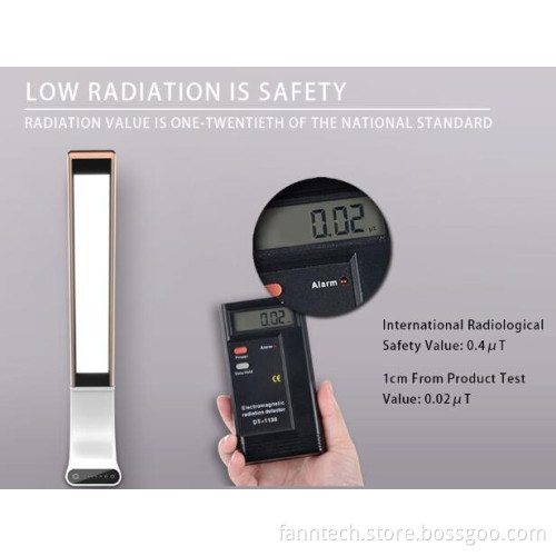 usb led lamp touch control dimmable rechargeable eye protection foldable 3 lighting modes and 6-level dimmer
